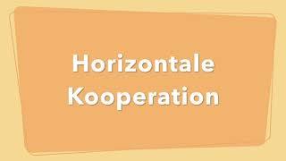 Kooperationsformen - Horizontale Kooperation