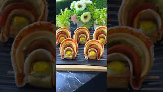 #shorts Colorful Sandwich Bites #easyrecipe #ashortaday