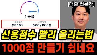 신용등급 빨리 올리기,점수 올리는 방법과 3초만에 신용등급 조회 확인하는 방법! 이렇게 해보세요.