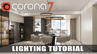 corona render 7 lighting tutorial