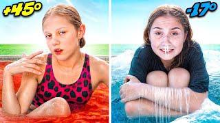 PISCINA FIERBINTE vs PISCINA RECE CHALLENGE !!