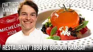 Restaurant 1890 by Gordon Ramsay Executive Chef James Sharp Creates a Michelin Star Tomato Dish