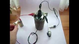 Manually creating Sparks (Ignition Coil + 9v Battery)