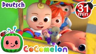 Die Räder vom Bus | Kinderlieder und Cartoons | CoComelon | Moonbug Kids Deutsch