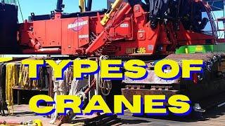 Types of Cranes found in construction