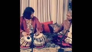 Ustad Tari Khan with Ramesh Mishra