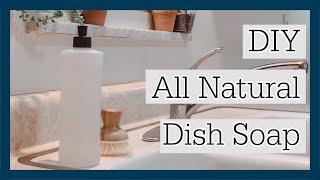 DIY ALL NATURAL DISH SOAP | CHEAP EASY RECIPE