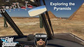 Egyptian Pyramid Chinook VR Fly-over | Microsoft Flight Simulator