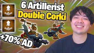 6 Artillerist Requires TWO Emblems But If You Reach It The AD Gain Is INSANE! I Set 13 TFT