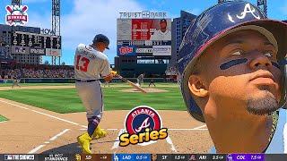 MLB The Show 23 Ronald Acuña Braves vs Marlins | Walk off Grand Slam | Gameplay PS5 60fps HD