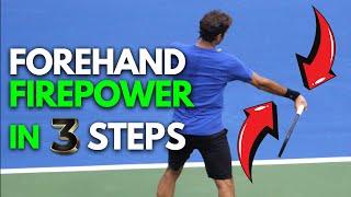 Tennis Forehand Power: 3 Ways To Unlock MASSIVE Power