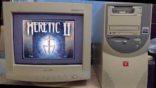 AMD Athlon 750mhz Slot A retro pc - showcase and testing some retrogames.