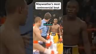 Floyd Mayweather's most controversial bout #boxing #mma #ufc