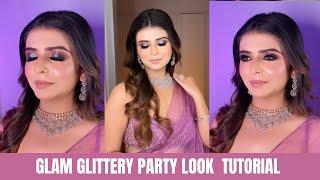 Glam glittery party look tutorial by himanshu gupta