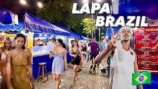 LAPA NIGHTLIFE  | 4K Walk | Rio De Janeiro - Brazil