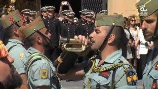 Semana Santa Málaga 2016 - Traslado del Cristo de la Buena Muerte (Mena) Desembarco de la Legión