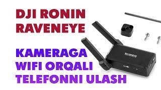 RONIN RAVENEYE WIFI ORQALI KAMERANI TELEFONGA ULASH RAVENEYE PAROLI
