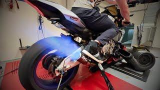 R1M WITH SC PROJECT ON THE DYNO