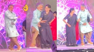 Rajamouli Superb Dance With His Wife Rama Rajamouli In Sri Simha Wedding Reception | Daily Culture