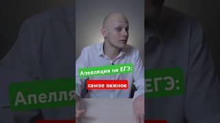 Апелляция на ЕГЭ: самое важное для школьника - линия защиты #вуз #егэ #школа  #поступление