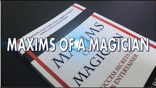 Magic Review - Maxims of a Magician by Richy Roy