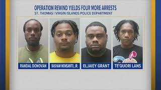 Operation Rewind Yields 4 More Arrests on St. Thomas