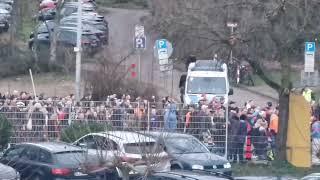 Leverkusen Ultras Fanmarsch zum Heimspiel gegen Bayern