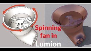 How to Spin fan in Lumion tutorial