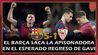 ​¡EL BARÇA CELEBRA UNA MANITA EN EL REGRESO DE GAVI! ​