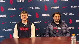 Football Press Conference: Gianni Rizzo & Darius Perrantes (Ahead of FCS Playoffs)