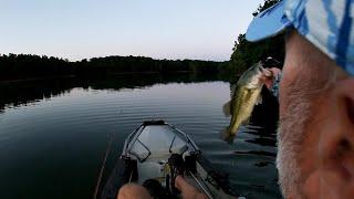 Pump Back Lake Oklahoma-Kayak Fishing