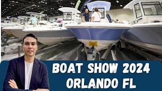 Boat Show 2024 Orlando FL Рыбацкая Лодка с Туалетом за $323 000! Обзор Яхт со Спальнями и Душами 1