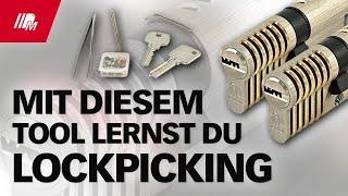 Lockpicking lernen mit diesem Tool  Multipick Übungsschloss