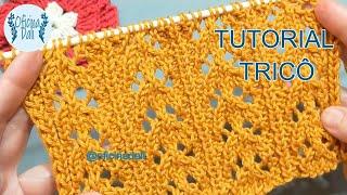 STEP BY STEP KNITTING STITCH Nº 130 – A VERY BEAUTIFUL KNITTING STITCH PATTERN AND QUICK TO KNIT