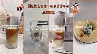 Making coffee ASMR || tiktok compilation ️