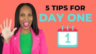 New Manager Tips For First Day (5 Must Have Tips For New Managers On The First Day)