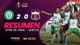 Liga de Portoviejo 2 - 0 Deportivo Quito / Ascenso Nacional / Partido de Vuelta