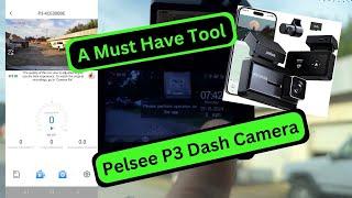 Pelsee P3 4K Dash Camera