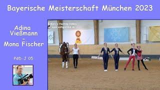 Adina Vießmann - Mona Fischer - PdD-J 05 - Bayerische Meisterschaft München 2023