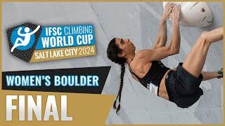 Women's Boulder final | Salt Lake City 2024