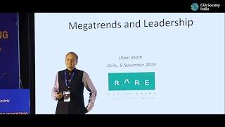 "Megatrends and Leadership" by Mr Utpal Sheth at Value Investing Pioneers Summit | CFA Society India