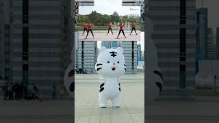 함께해요 국민건강체조 with 백호돌이! - 날개펴기