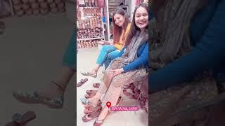 IAS Tina Dabi Shoping Local Street Market Bapu Bajar Jaipur