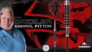 Mission Darryl Fitton Darts - Steel Tip - Electro Black & Red - The Dazzler