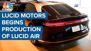 Lucid Motors has begun production of the Lucid Air