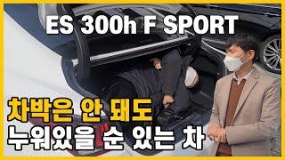 차박은 안 돼도 누워있을 순 있는 차! 렉서스 ES 300h F SPORT 리뷰