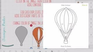 Turn a Single Layer Image to Multiple Layers Cricut Design Space App Hide Contour Tutorial