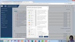 Moodle tizimida kontentga test joylash, Insert test into content in the Moodle system, Вставить тест