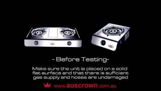 Auscrown Wok Burner - How to clear blockage and spider webs from jets