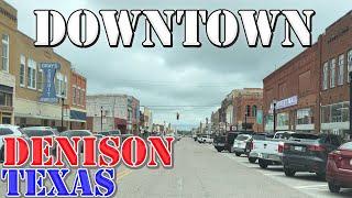 Denison - Texas - 4K Downtown Drive